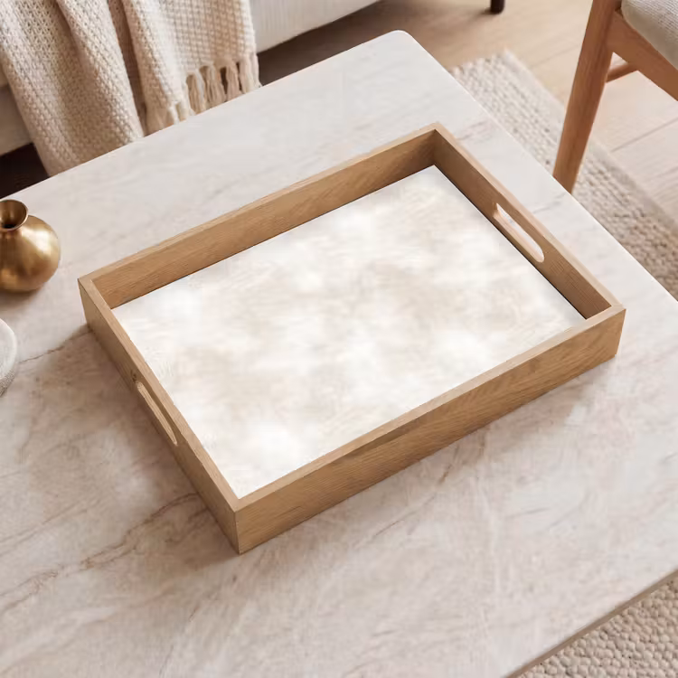 Tablett - Dezent - Textur - Beige — 2