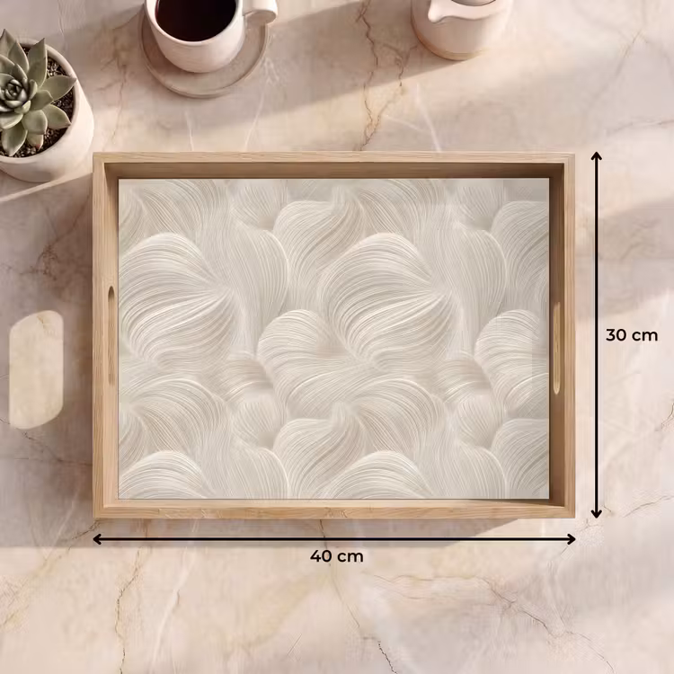Tablett - Lines - Ventilator - Beige — 7