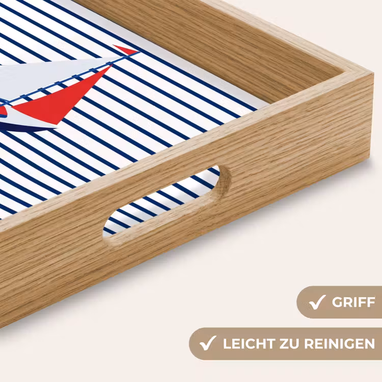 Tablett - Boot – Wasser – Abstrakt – Blau — 8