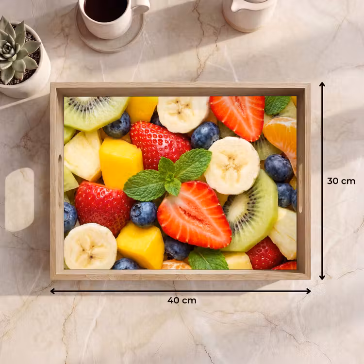 Tablett - Obst – Scheiben – Essen – Bunt — 7