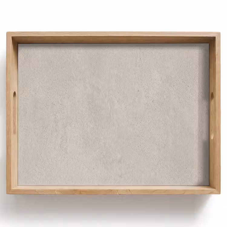Tablett - Textur – Einfarbig – Abstrakt – Beige — 1
