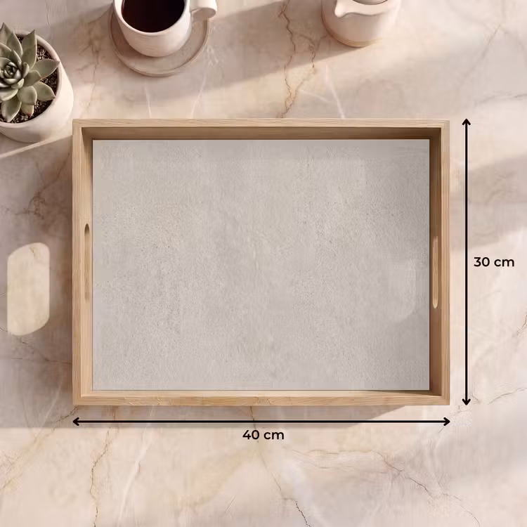 Tablett - Textur – Einfarbig – Abstrakt – Beige — 7