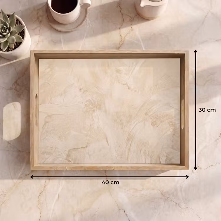 Tablett - Textur – Muster – Abstrakt – Modern – Beige — 7