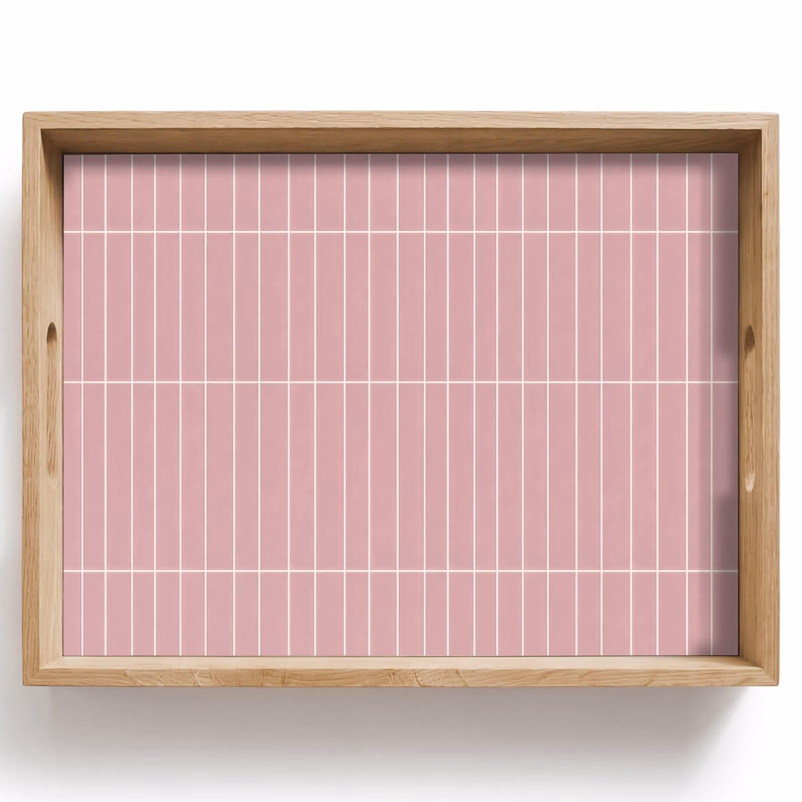 Tablett - Vertikal - Wandfliese - Hellrosa — 1