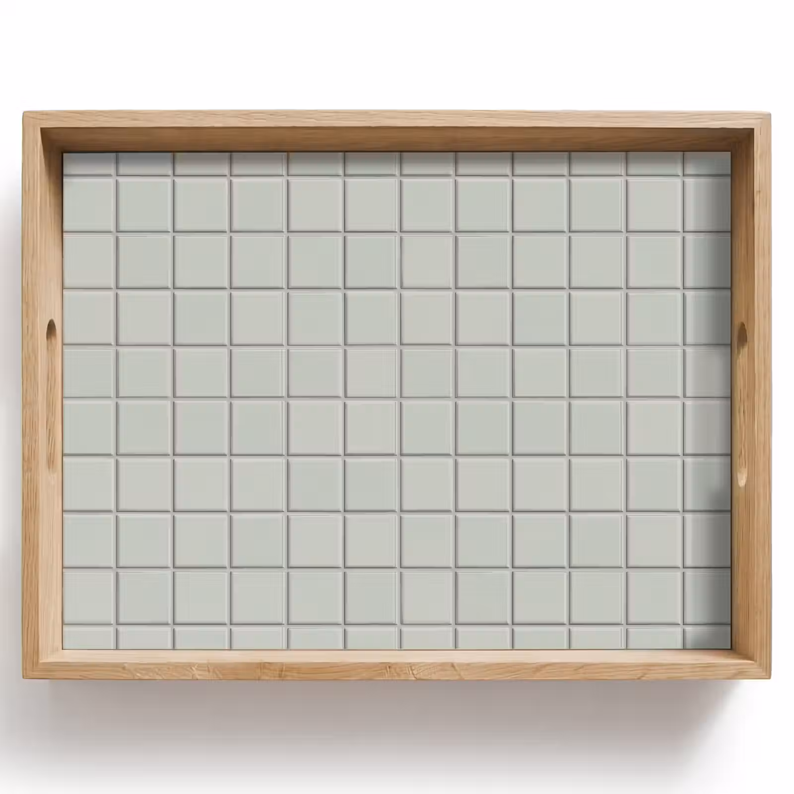 Tablett - Fliese - Muster - Hellgrün — 1