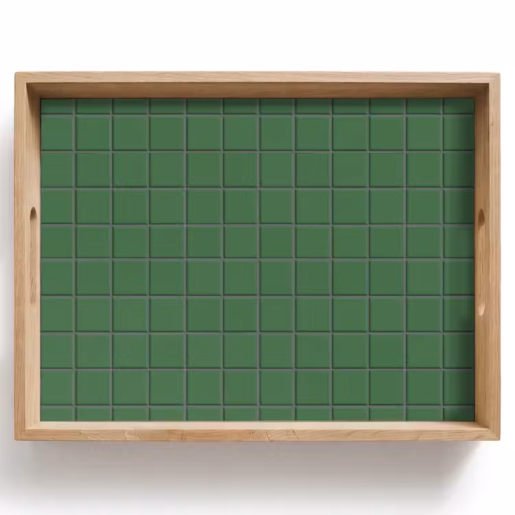 Tablett - Muster - Kacheln - Grün — 1