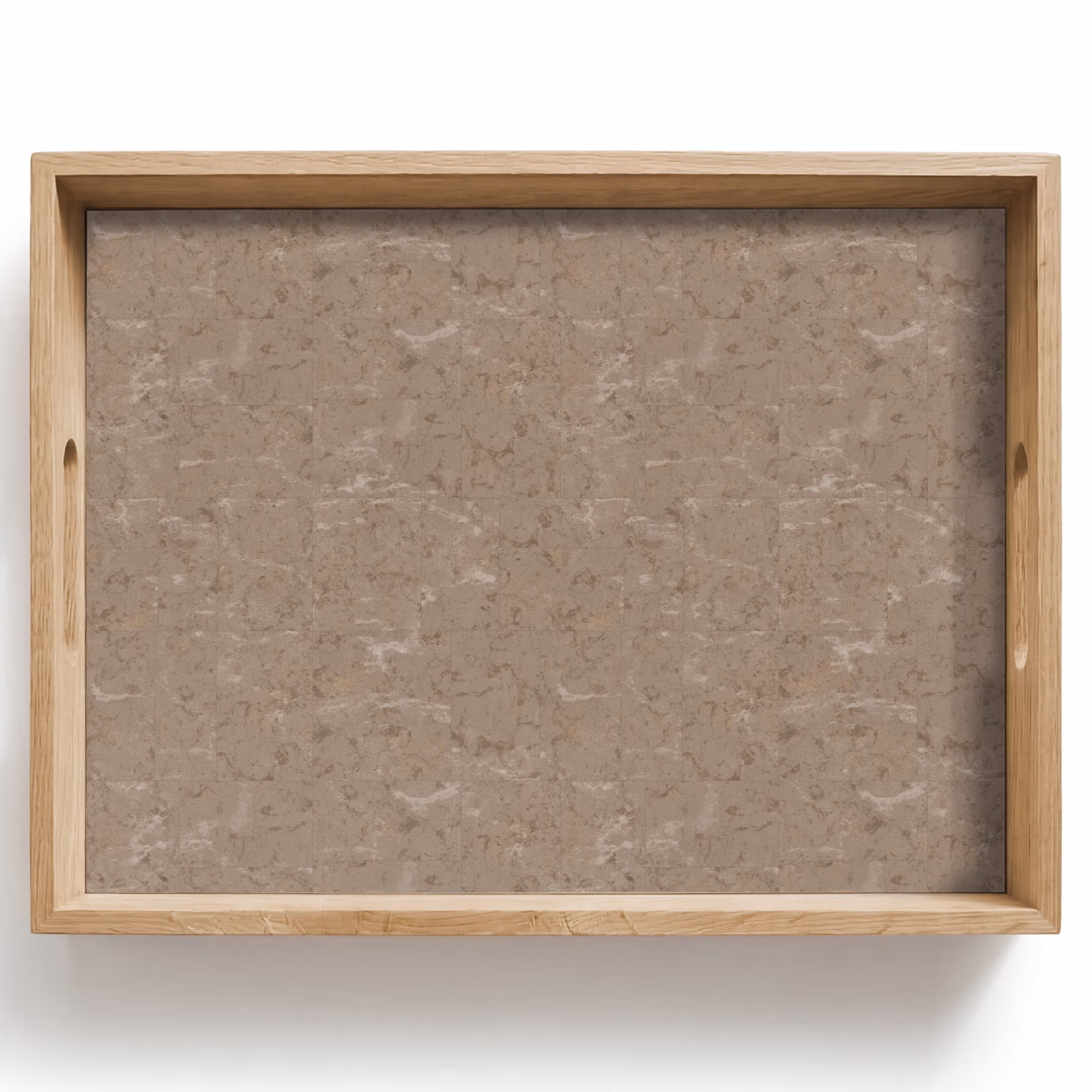 Tablett - Muster - Kalkstein - Beige — 1