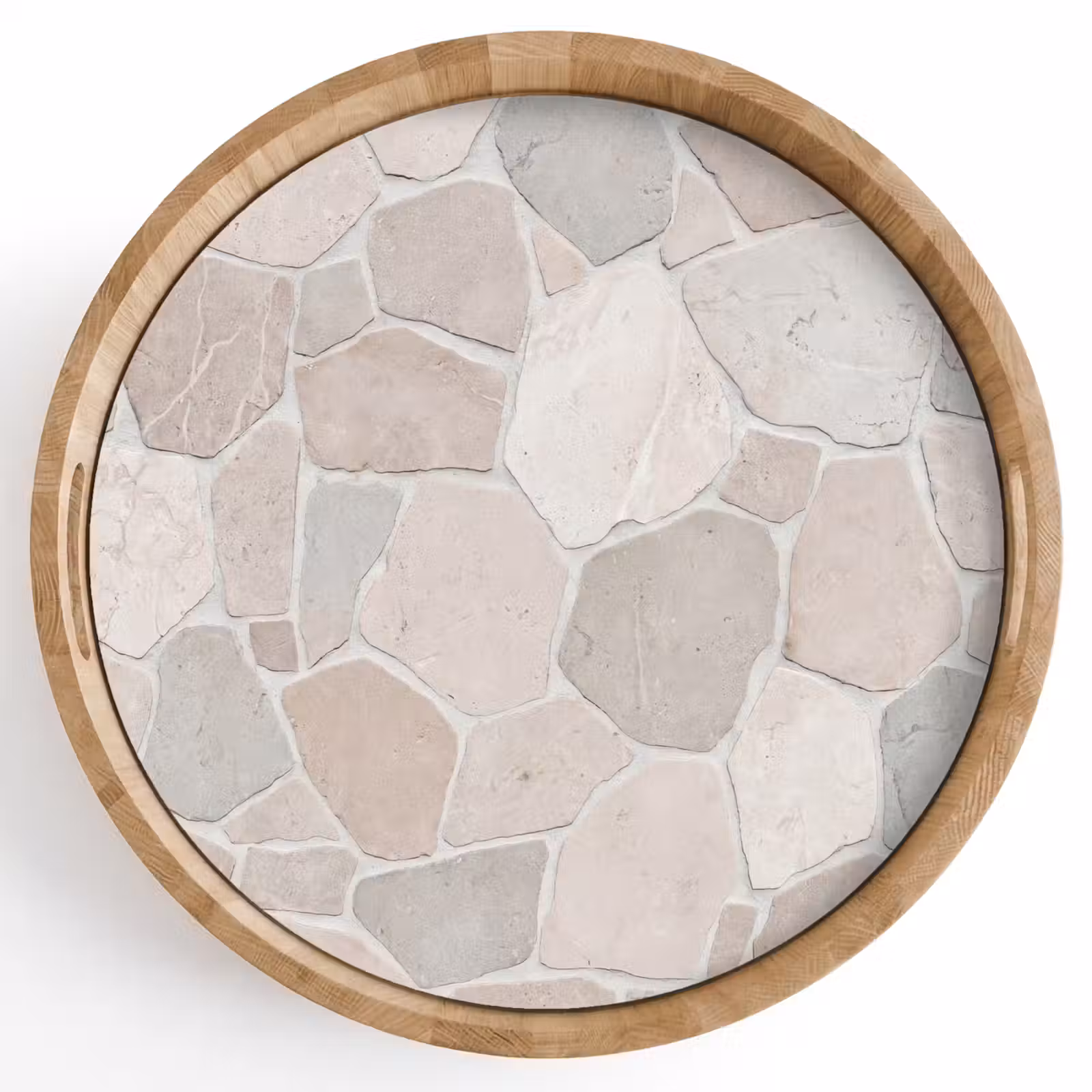 Tablett - Stein – Muster – Textur – Beige — 1