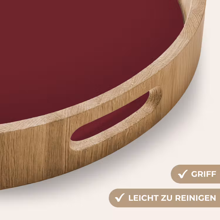 Tablett - Dunkel – Granat – Rot — 8