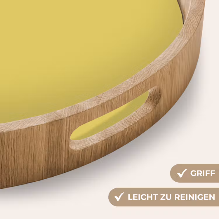 Tablett - Gold – Ocker – Gelb — 8