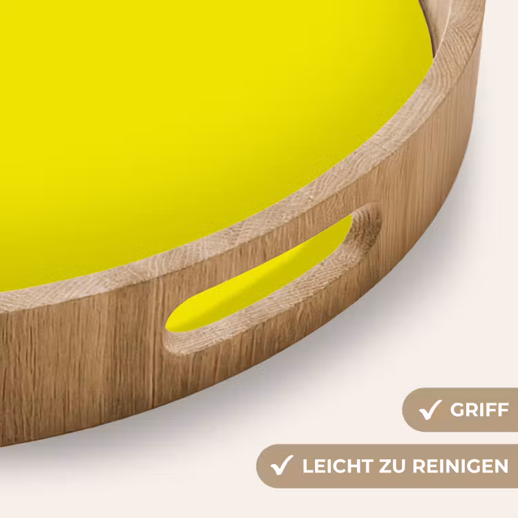 Tablett - Hell – Kanariengelb – Gelb — 8