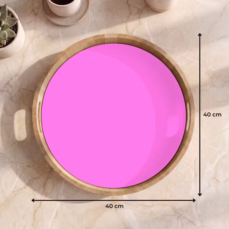 Tablett - Hell – Orchidee – Rosa — 7