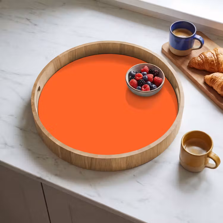 Tablett - Lebhaft – Bernstein – Orange — 3