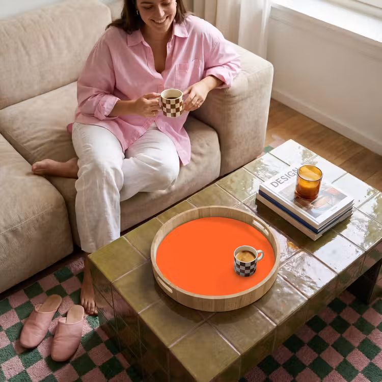 Tablett - Lebhaft – Bernstein – Orange — 4