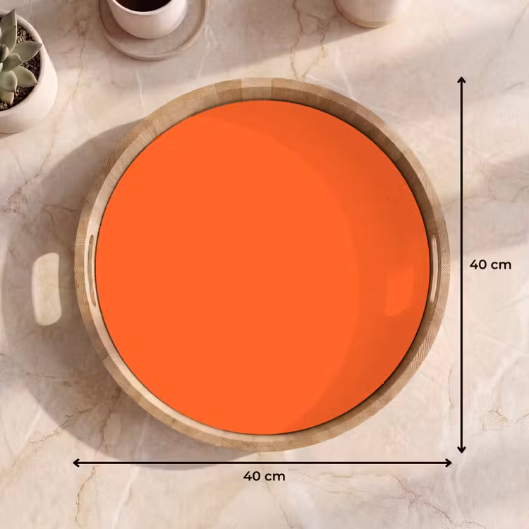 Tablett - Lebhaft – Bernstein – Orange — 7