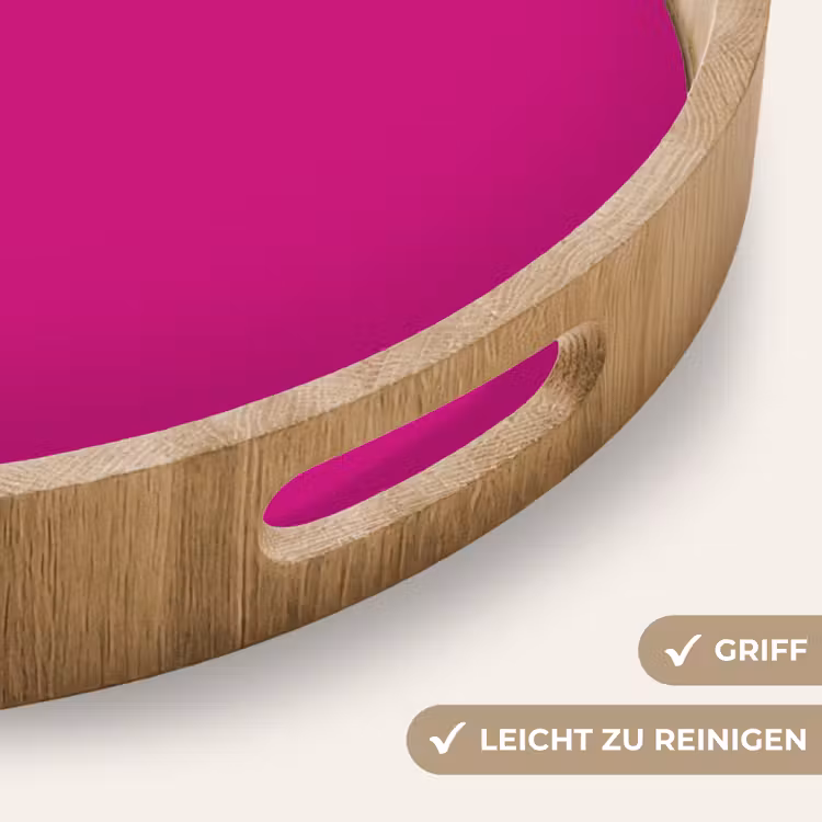 Tablett - Samt – Magenta – Rosa — 8