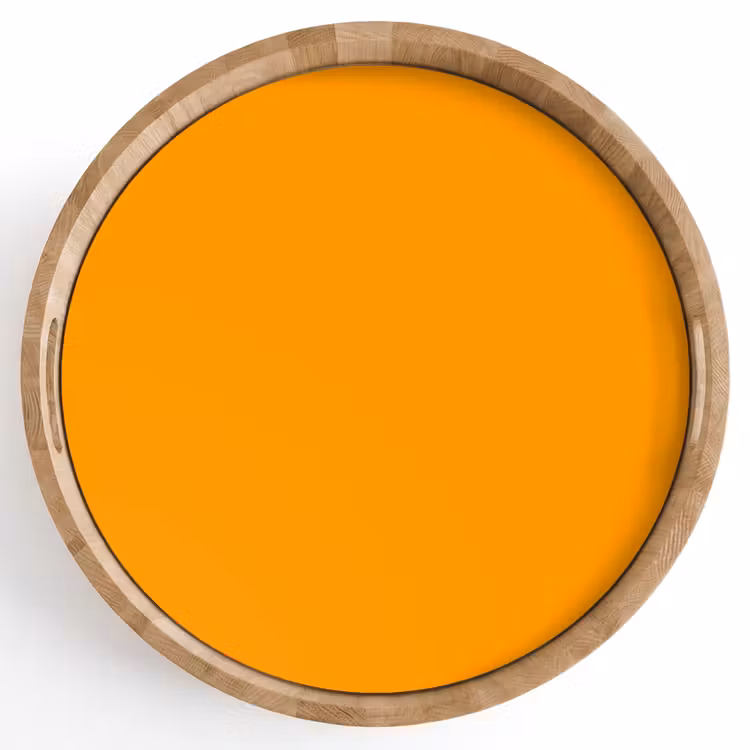 Tablett - Warm – Ocker – Orange — 1