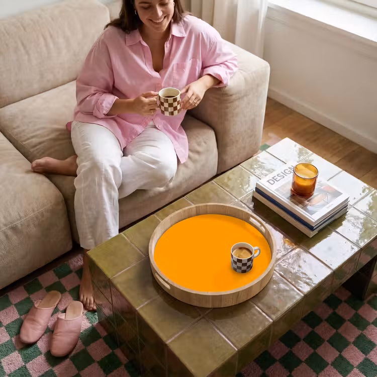 Tablett - Warm – Ocker – Orange — 4