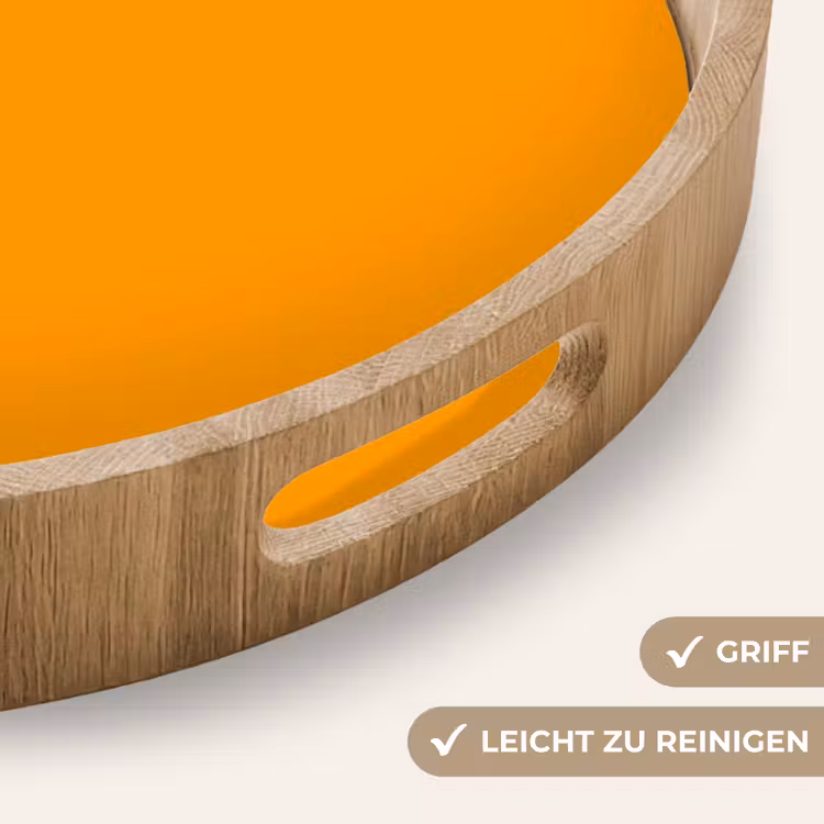 Tablett - Warm – Ocker – Orange — 8