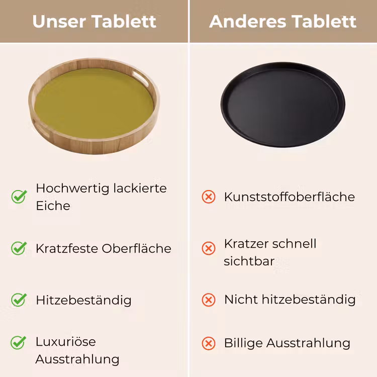 Tablett - Antik – Moos – Grün — 9