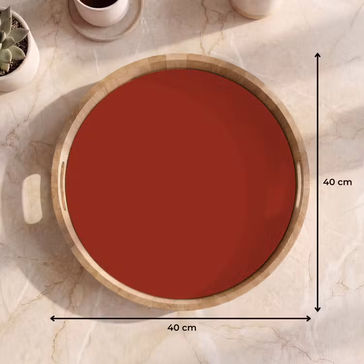 Tablett - Burnt – Kupfer – Rot — 7