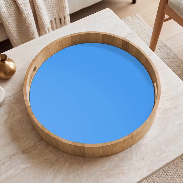 Tablett - Hell – Azurblau – Blau — 2