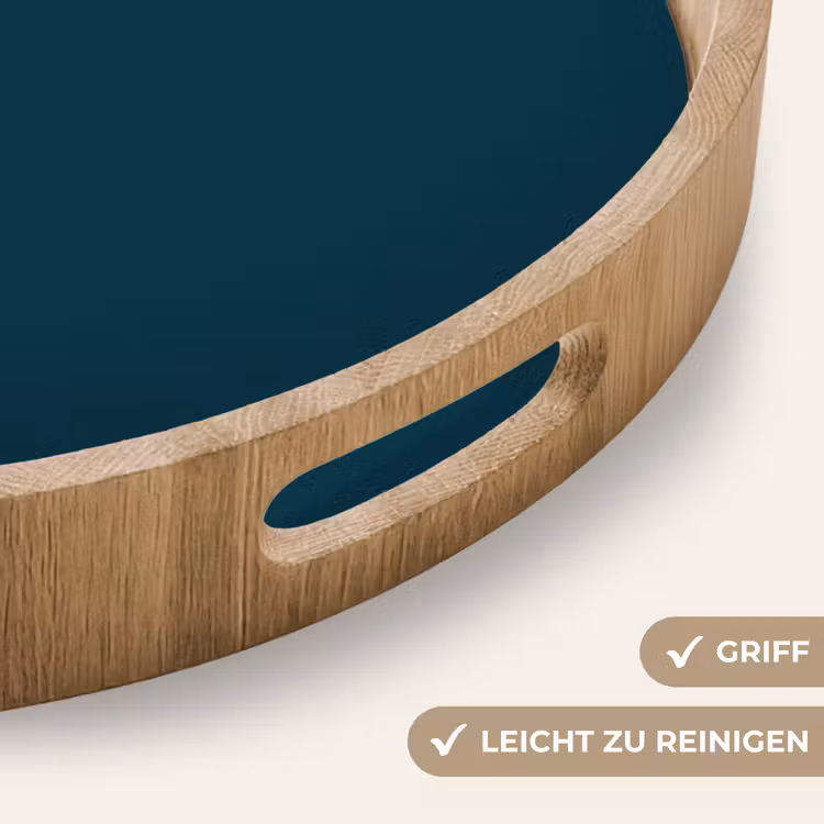 Tablett - Dunkel – Indigo – Blau — 8