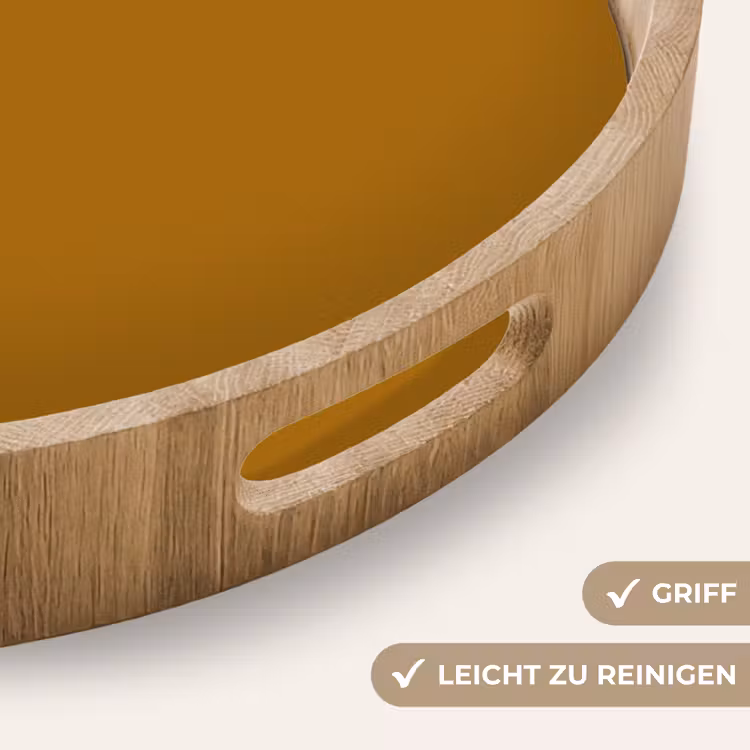 Tablett - Ocker – Gold – Gelb — 8