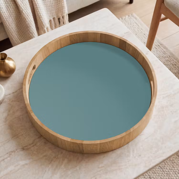 Tablett - Serene – Teal – Blau — 2