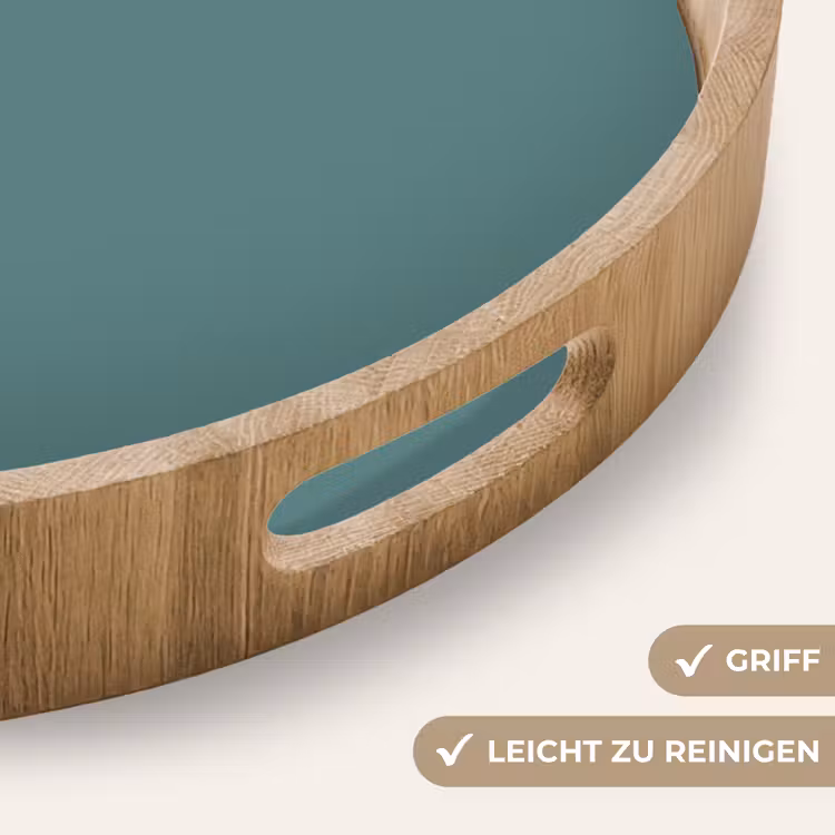 Tablett - Serene – Teal – Blau — 8