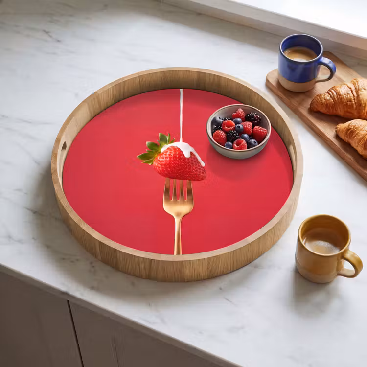 Tablett - Obst – Sahne – Modern — 3
