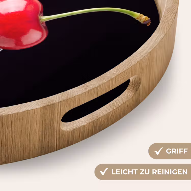 Tablett - Rote Kirsche – Gabel — 8