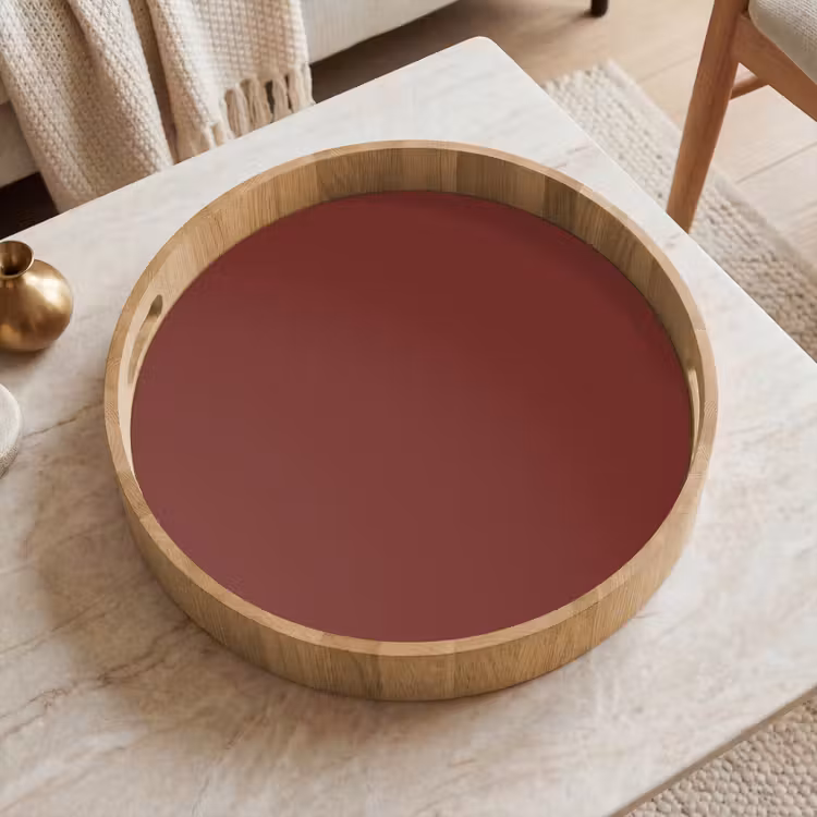 Tablett - Valentine – Samt – Rot — 2
