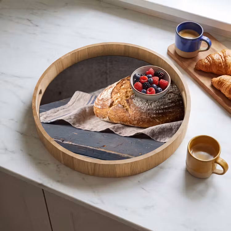 Tablett - Brot – Rustikal – Essen — 3