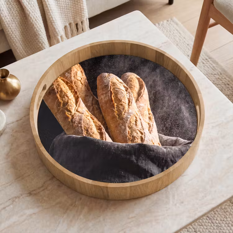 Tablett - Brot – Tüte – Essen — 2