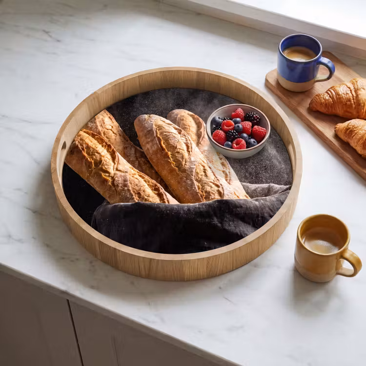 Tablett - Brot – Tüte – Essen — 3
