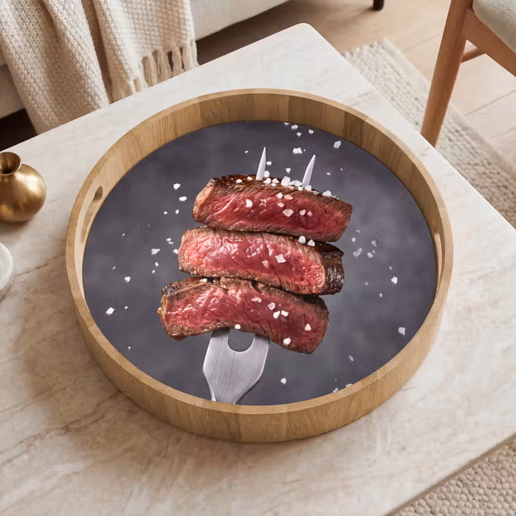Tablett - Essen – Fleisch – Salz — 2