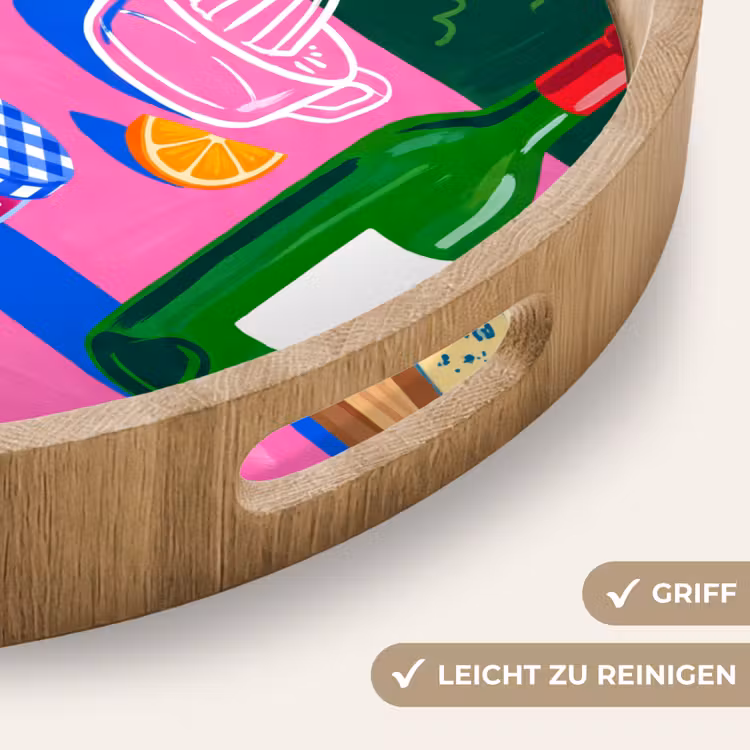 Tablett - Essen – Tisch – Illustration — 8