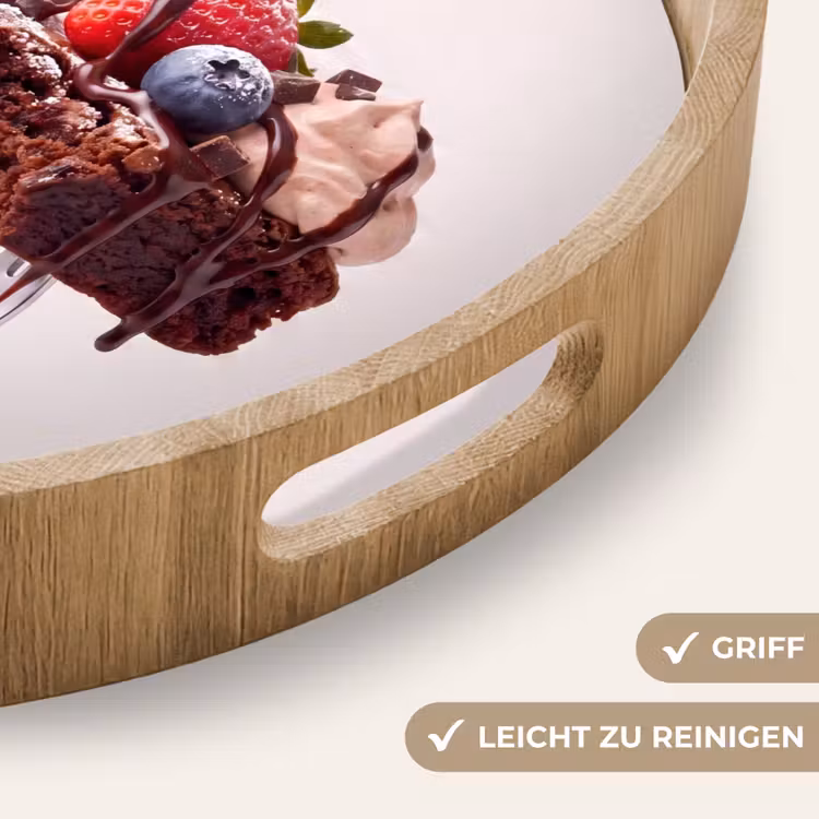 Tablett - Gabel – Brownie – Erdbeere — 8