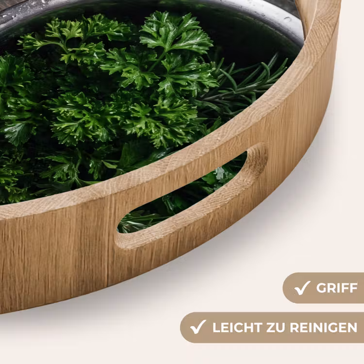 Tablett - Gemüse – Holz – Essen — 8