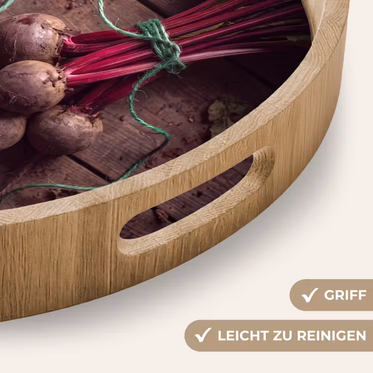 Tablett - Gemüse – Rote Bete – Rustikal — 8