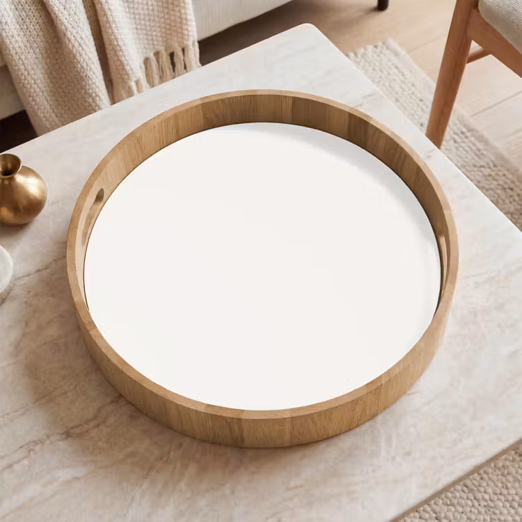 Tablett - Pure – Alabaster – Weiß — 2