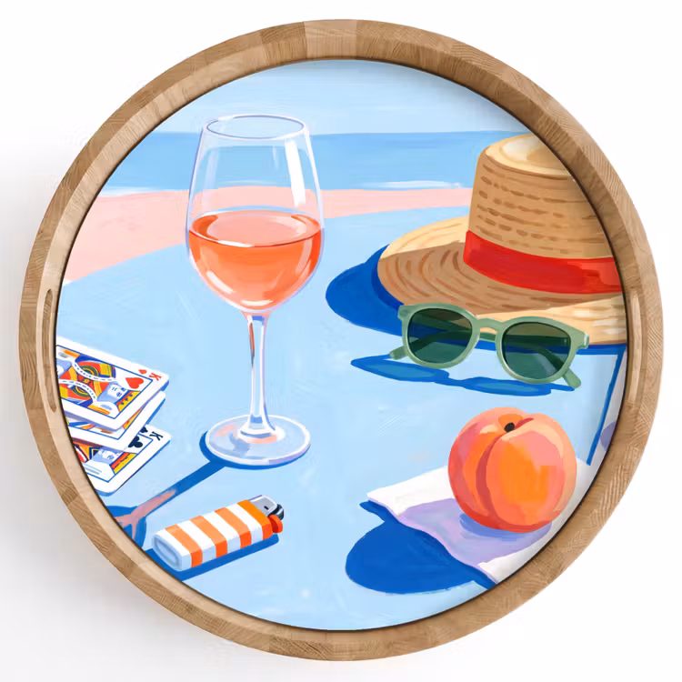 Tablett - Strand – Picknick – Sommer — 1