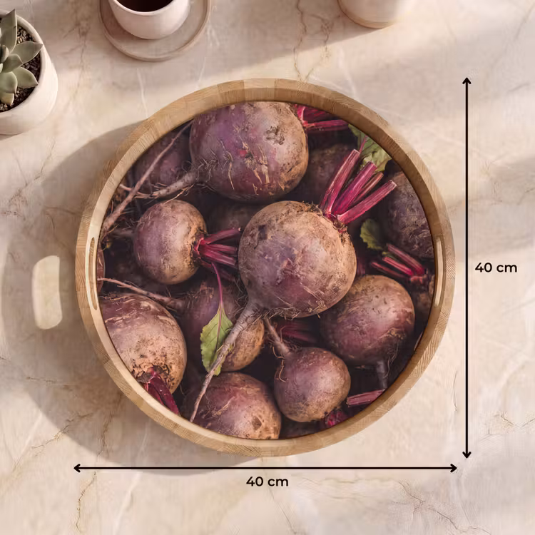 Tablett - Gemüse – Rot – Natur — 7
