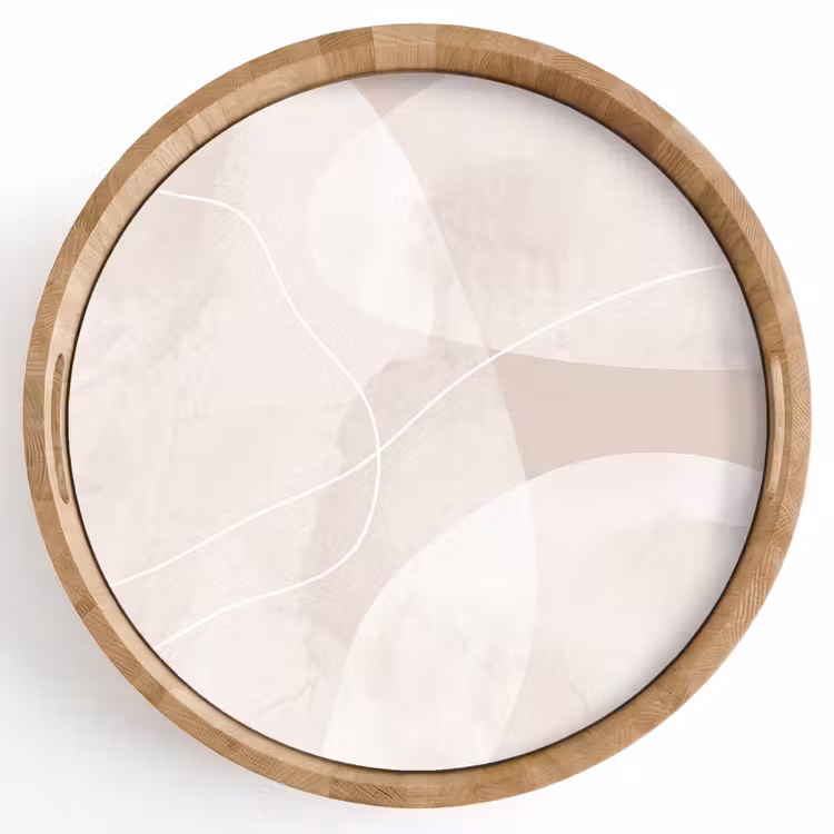 Tablett - Kunst – Linien – Modern — 1