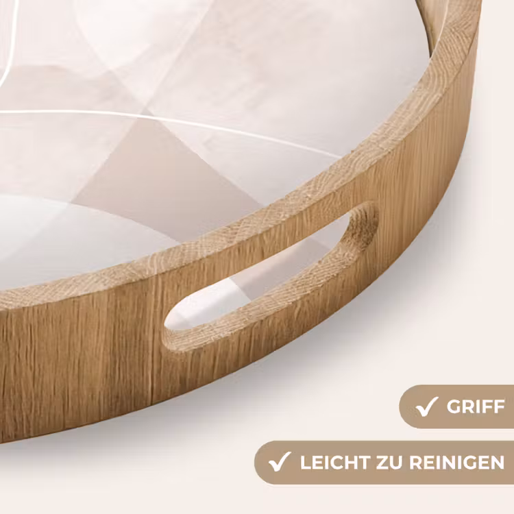 Tablett - Kunst – Linien – Modern — 8