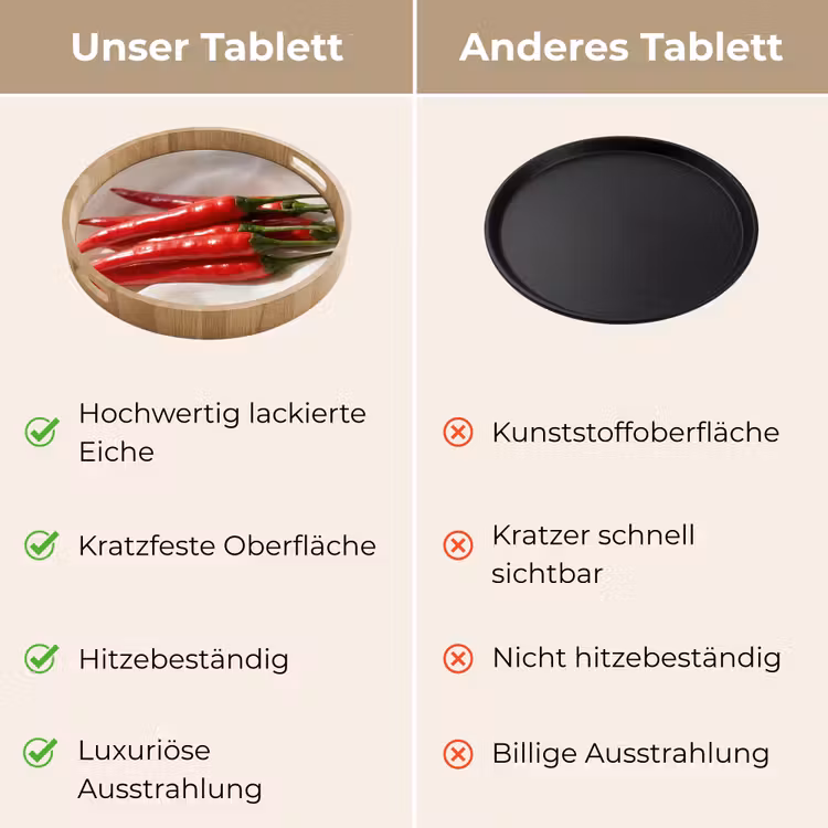 Tablett - Pfeffer – Rot – Essen — 9