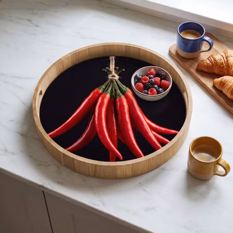 Tablett - Rote Paprika – Essen — 3