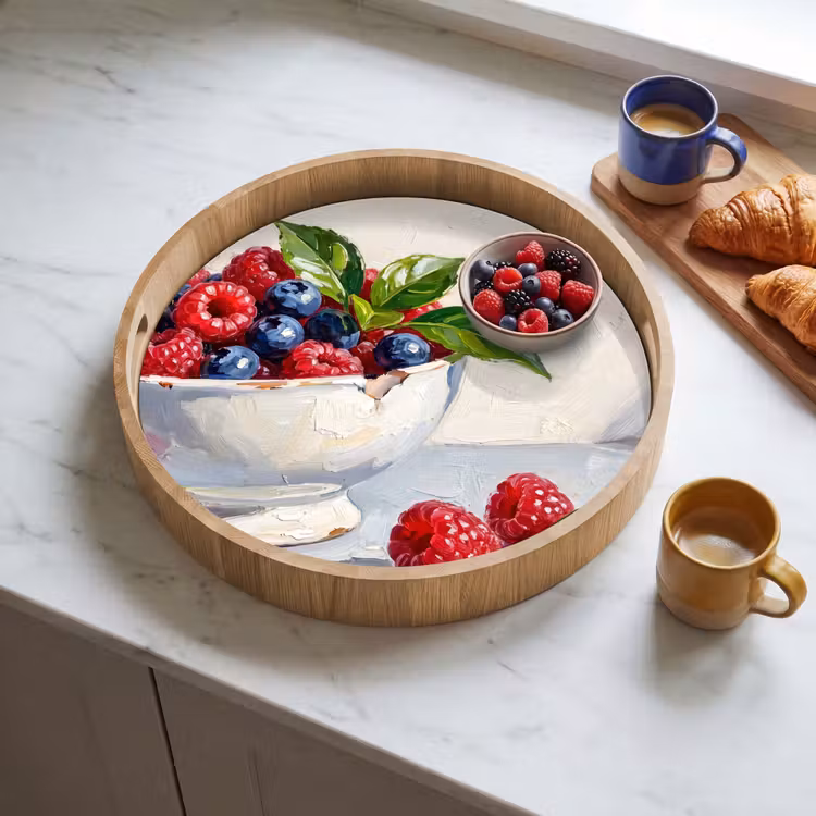 Tablett - Beeren – Schüssel – Essen — 3