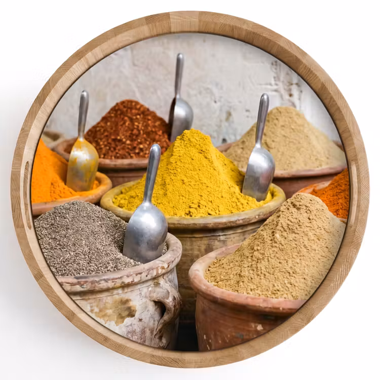 Tablett - Gewürze – Gläser – Orientalisch — 1